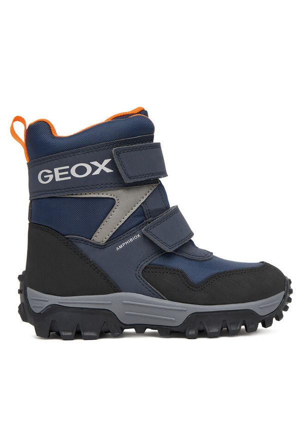 Śniegowce Geox. Kolor: niebieski