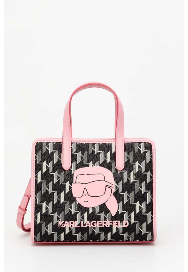 Karl Lagerfeld torebka kolor różowy. Kolor: różowy