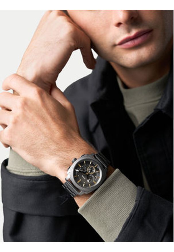 Fossil Zegarek Machine Chrono FS6160 Szary. Kolor: szary
