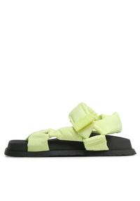 Tommy Jeans Sandały New Sandal Wmns EN0EN02135 Zielony. Kolor: zielony. Materiał: materiał #5