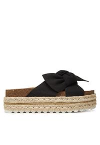 DeeZee Espadryle CT0626-16 Czarny. Kolor: czarny. Materiał: materiał