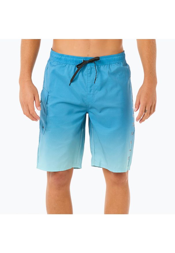 RIPCURL - Szorty kąpielowe męskie Rip Curl Shock Easy Fit Boardshort. Kolor: niebieski