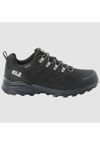 Buty trekkingowe męskie Jack Wolfskin Refugio Texapore Low. Kolor: szary, wielokolorowy, żółty