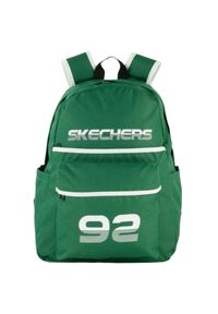 skechers - Plecak unisex Skechers Downtown Backpack pojemność 20 L. Kolor: zielony #1