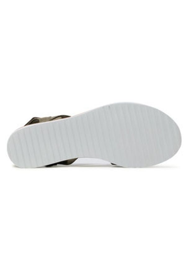 skechers - Skechers Sandały Desert Kiss 31440/OLV Zielony. Kolor: zielony. Materiał: materiał