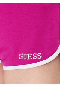 Guess Szorty sportowe E3GD05 KBP41 Różowy Regular Fit. Kolor: różowy. Materiał: bawełna