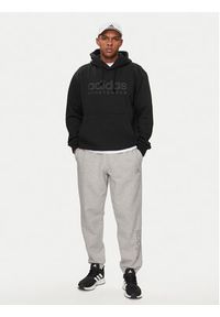 Adidas - adidas Bluza ALL SZN Fleece Graphic IW1202 Czarny Loose Fit. Kolor: czarny. Materiał: bawełna