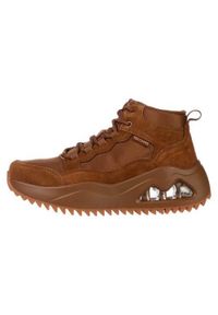 skechers - Buty do chodzenia damskie Skechers Uno Peaks Street H. Kolor: brązowy. Materiał: zamsz, syntetyk, materiał. Szerokość cholewki: normalna. Sport: turystyka piesza