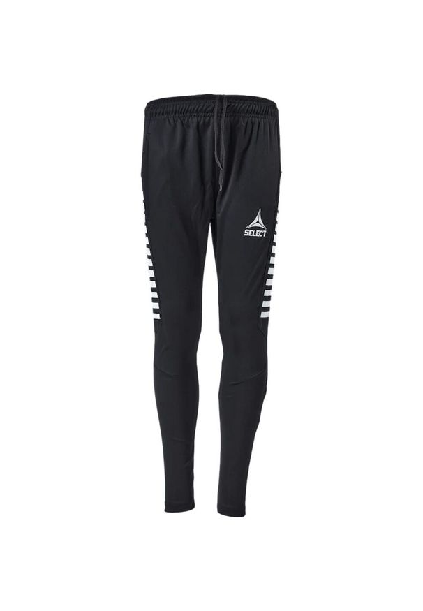 SELECT - Spodnie Do Biegania Dziecięce Hiszpania Slim. Kolor: czarny