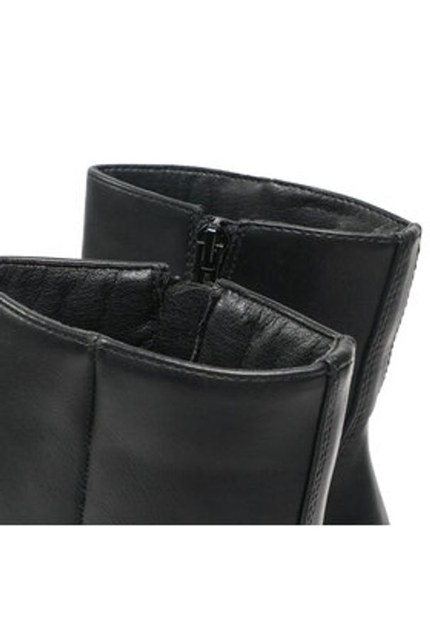 Jenny Fairy Botki WS5881-03 Czarny. Kolor: czarny. Materiał: skóra