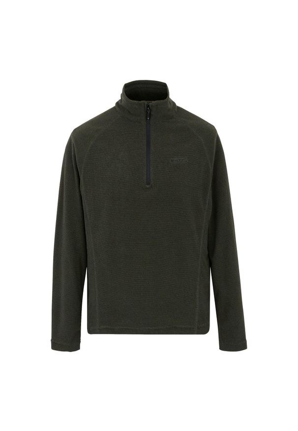 Regatta - Męski Polar Z Suwakiem Montes. Kolor: wielokolorowy, czarny, zielony. Materiał: polar. Sezon: zima. Styl: sportowy. Sport: turystyka piesza