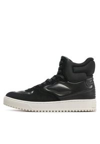 Emporio Armani Sneakersy X4Z114 XN735 N515 Czarny. Kolor: czarny. Materiał: zamsz, skóra