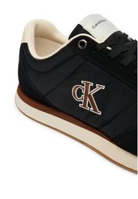Calvin Klein Jeans Sneakersy Retro Runner Ess Mix Mat YM0YM01361 Czarny. Kolor: czarny. Materiał: materiał #3