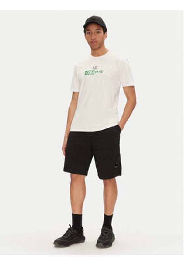 C.P. Company Szorty materiałowe 18CMBE172A006439G Czarny Relaxed Fit. Kolor: czarny. Materiał: bawełna