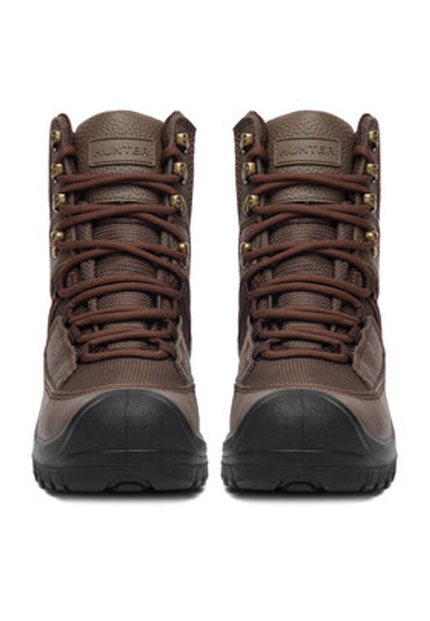 Hunter Trzewiki HUNTER-M-02 W Brązowy. Kolor: brązowy. Materiał: skóra
