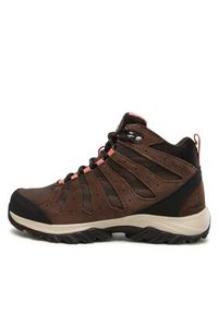 columbia - Columbia Trekkingi Redmond III Mid Waterproof BL0168-231 Brązowy. Kolor: brązowy. Materiał: zamsz, skóra