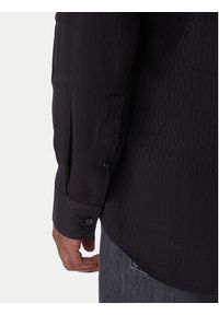 Hugo - HUGO Koszula Kenno 50550513 Czarny Slim Fit. Kolor: czarny. Materiał: wiskoza