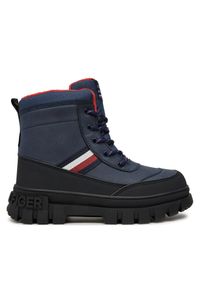 TOMMY HILFIGER - Trapery Tommy Hilfiger. Kolor: niebieski