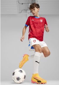 Puma - Młodzieżowa koszulka domowa reprezentacji Czech w piłce nożnej 2024 PUMA. Kolor: czerwony. Sport: piłka nożna