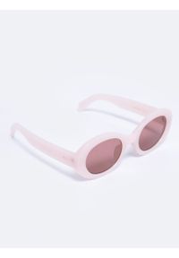 Big-Star - Okulary przeciwsłoneczne damskie różowe Kuni 600. Kolor: różowy. Wzór: kolorowy #6