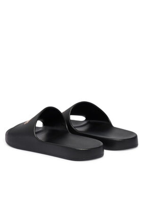 Tommy Jeans Klapki Wavy Flag Logo EM0EM01700 Czarny. Kolor: czarny. Materiał: syntetyk