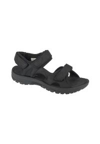 Sandały Trekkingowe Męskie Merrell Sandspur 2 Convert. Kolor: czarny. Materiał: nubuk, skóra. Sport: turystyka piesza