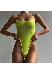 Intica - Body transparentne na wyjątkowe okazje Shemika. Kolor: niebieski. Materiał: tkanina, materiał #4