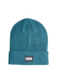 Puma - Klasyczna Czapka Z Wywiniętymi Mankietami Dla Dorosłych Unisex. Kolor: niebieski. Styl: klasyczny