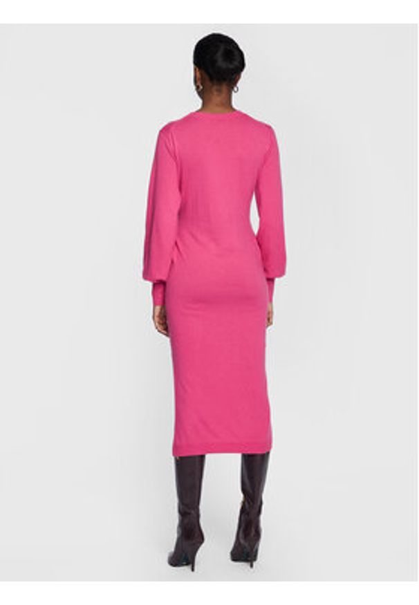 Ted Baker Sukienka dzianinowa Essya 266256 Różowy Regular Fit. Kolor: różowy. Materiał: wiskoza