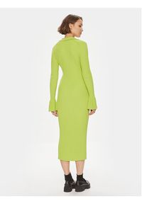Hugo Sukienka dzianinowa Sharren 50507922 Zielony Slim Fit. Kolor: zielony. Materiał: wiskoza #4