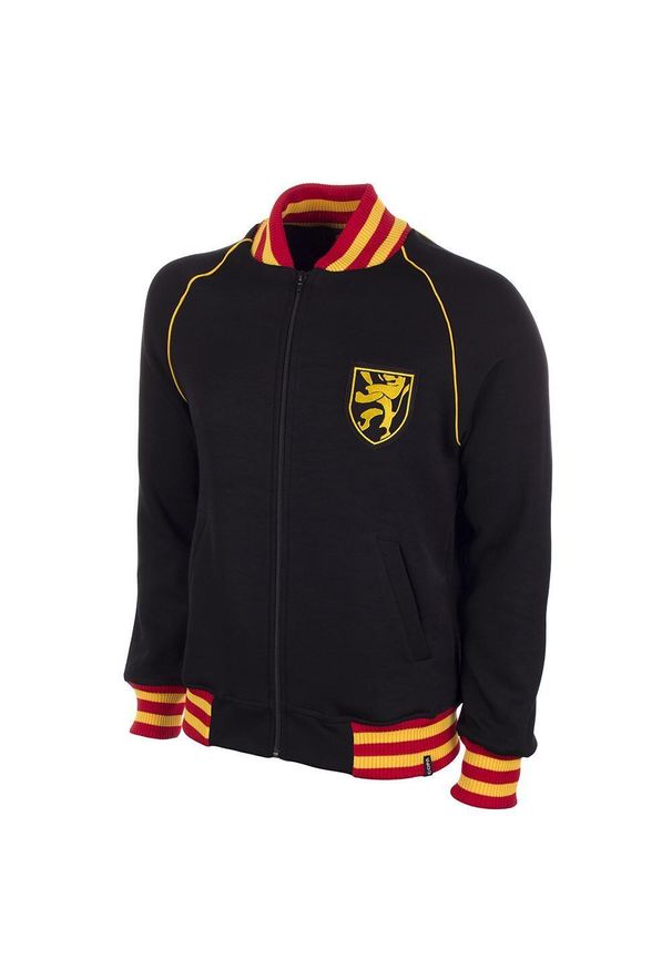 COPA FOOTBALL - Koszulka retro piłkarska dla dorosłych - Belgia 1960 - Czarna. Kolor: czarny. Sezon: lato. Sport: piłka nożna