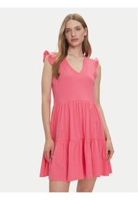 only - ONLY Sukienka letnia May 15226992 Różowy Regular Fit. Kolor: różowy. Materiał: bawełna. Sezon: lato
