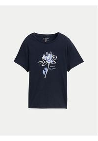 Tom Tailor T-Shirt 1045534 Granatowy Regular Fit. Kolor: niebieski. Materiał: bawełna #5