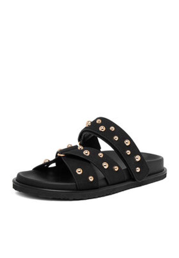 DeeZee Klapki CEO-LB-P2132 Czarny. Kolor: czarny. Materiał: materiał