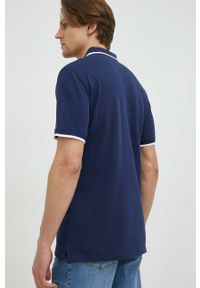 Levi's® - Levi's polo męski kolor granatowy gładki. Okazja: na spotkanie biznesowe. Typ kołnierza: polo. Kolor: niebieski. Długość: krótkie. Wzór: gładki. Styl: biznesowy #4