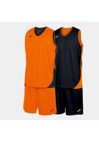 Zestaw do koszykówki dla dorosłych Joma Kansas dwustronny. Kolor: pomarańczowy, czarny, wielokolorowy. Materiał: dresówka. Sport: koszykówka