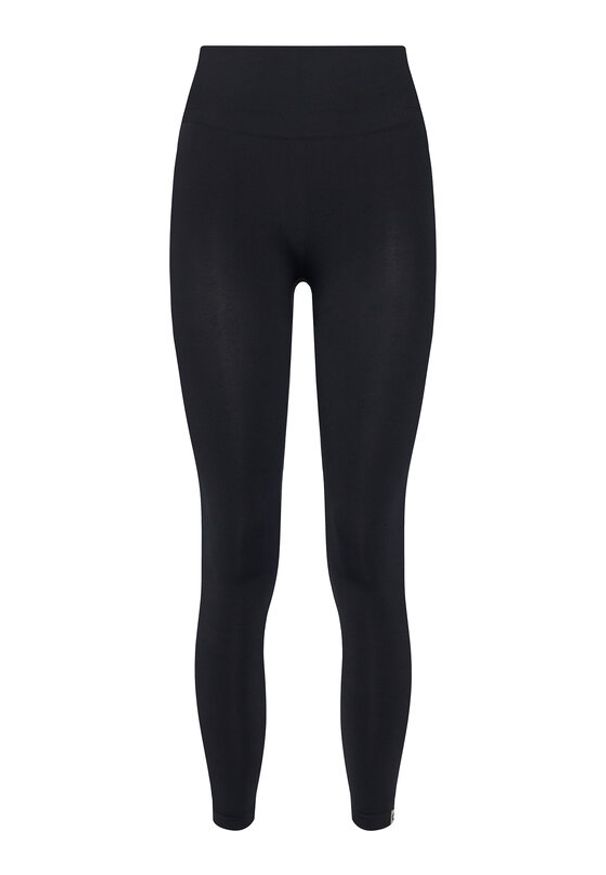 Calvin Klein Legginsy 701233681 Czarny Slim Fit. Kolor: czarny. Materiał: syntetyk