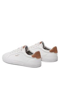 Pepe Jeans Sneakersy Kenton Max W PLS31445 Biały. Kolor: biały. Materiał: skóra #5