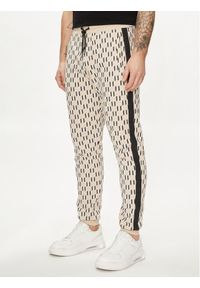 Karl Lagerfeld - KARL LAGERFELD Spodnie dresowe 705077 542951 Beżowy Regular Fit. Kolor: beżowy. Materiał: bawełna #1