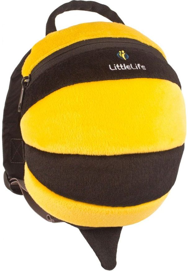 LittleLife Plecak Animal Toddler Daysack - Bee L10241. Kolor: czarny, wielokolorowy, żółty. Wzór: paski