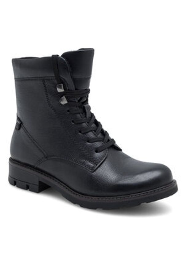 Go Soft Trzewiki WI23-DEMETRA-19 Czarny. Kolor: czarny. Materiał: skóra