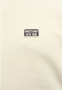 Mustang - MĘSKA BLUZA MUSTANG Ben Crewneck White Asparagus 1014511 3000 #5