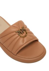 Pinko - PINKO Klapki Fiona 03 SD0525 P003 Beżowy. Kolor: beżowy. Materiał: skóra #6