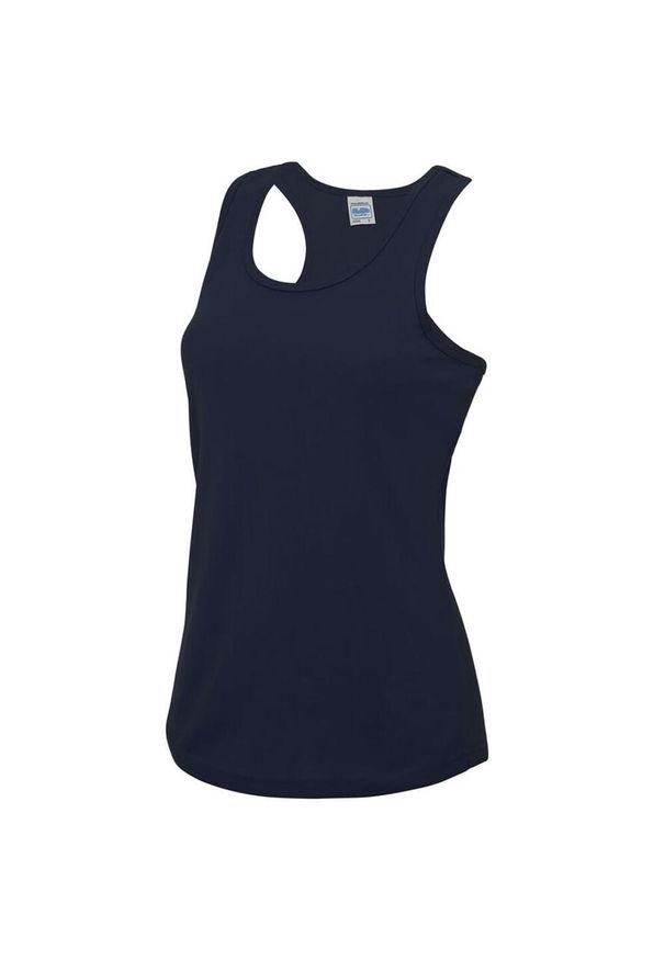 JUST COOL - Kamizelka Top Dla Pań. Kolor: niebieski. Sport: turystyka piesza