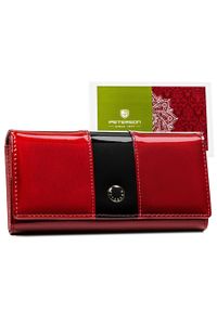 Portfel damski Peterson PTN PH27-3-SH czerwony. Kolor: czerwony. Materiał: skóra #1