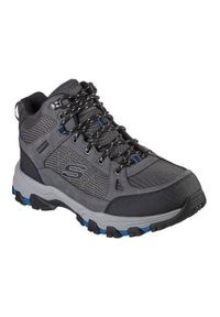skechers - Buty trekkingowe męskie Skechers Selmen Melano. Zapięcie: sznurówki. Kolor: szary. Materiał: materiał, syntetyk. Szerokość cholewki: normalna #1