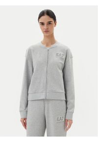 EA7 Emporio Armani Bluza 7W000178 AF12473 O8002 Szary Regular Fit. Kolor: szary. Materiał: bawełna