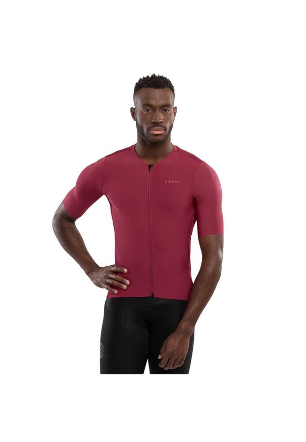 SIROKO - Męska ultralekka koszulka rowerowa Kolarstwo Siroko SRX Dirty Kanza. Kolor: brązowy. Materiał: nylon. Sport: kolarstwo