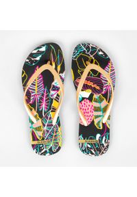 OLAIAN - Japonki damskie Olaian 120 Cala. Okazja: na plażę. Kolor: czarny. Styl: sportowy