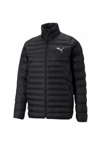 Puma - Męska Kurtka PackLITE PrimaLoft Padded Jacket. Kolor: czarny. Materiał: puch. Technologia: Primaloft. Sport: turystyka piesza